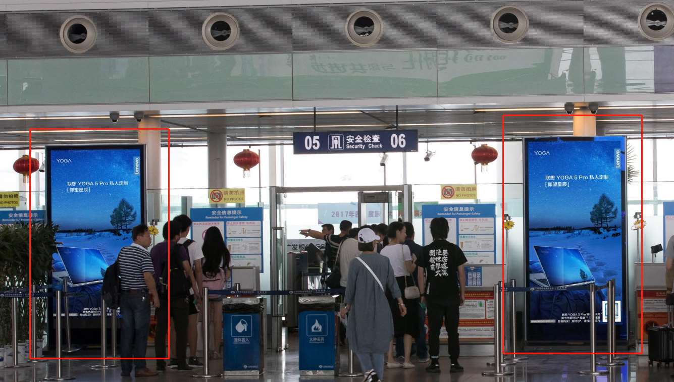 南昌机场T2国内出发刷屏广告