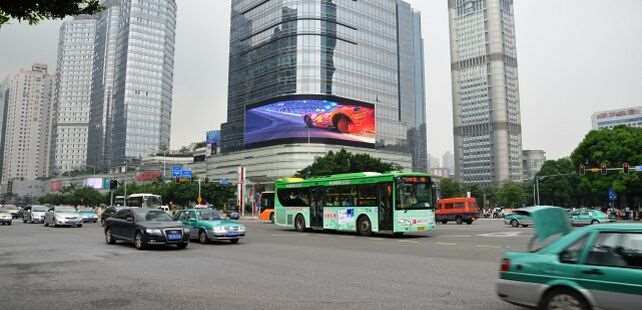 广州天河万菱汇广场户外广告LED大屏幕广告